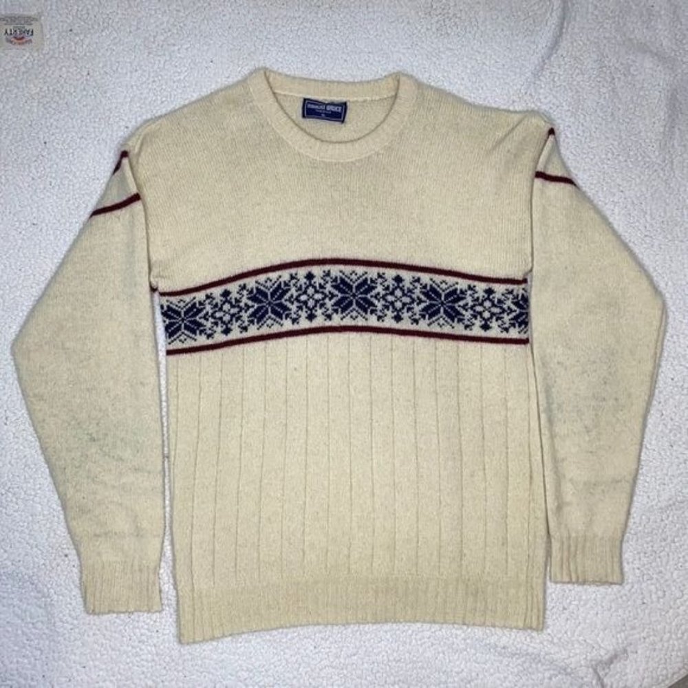 Vintage Robert Bruce Winter Sweater: Size Large